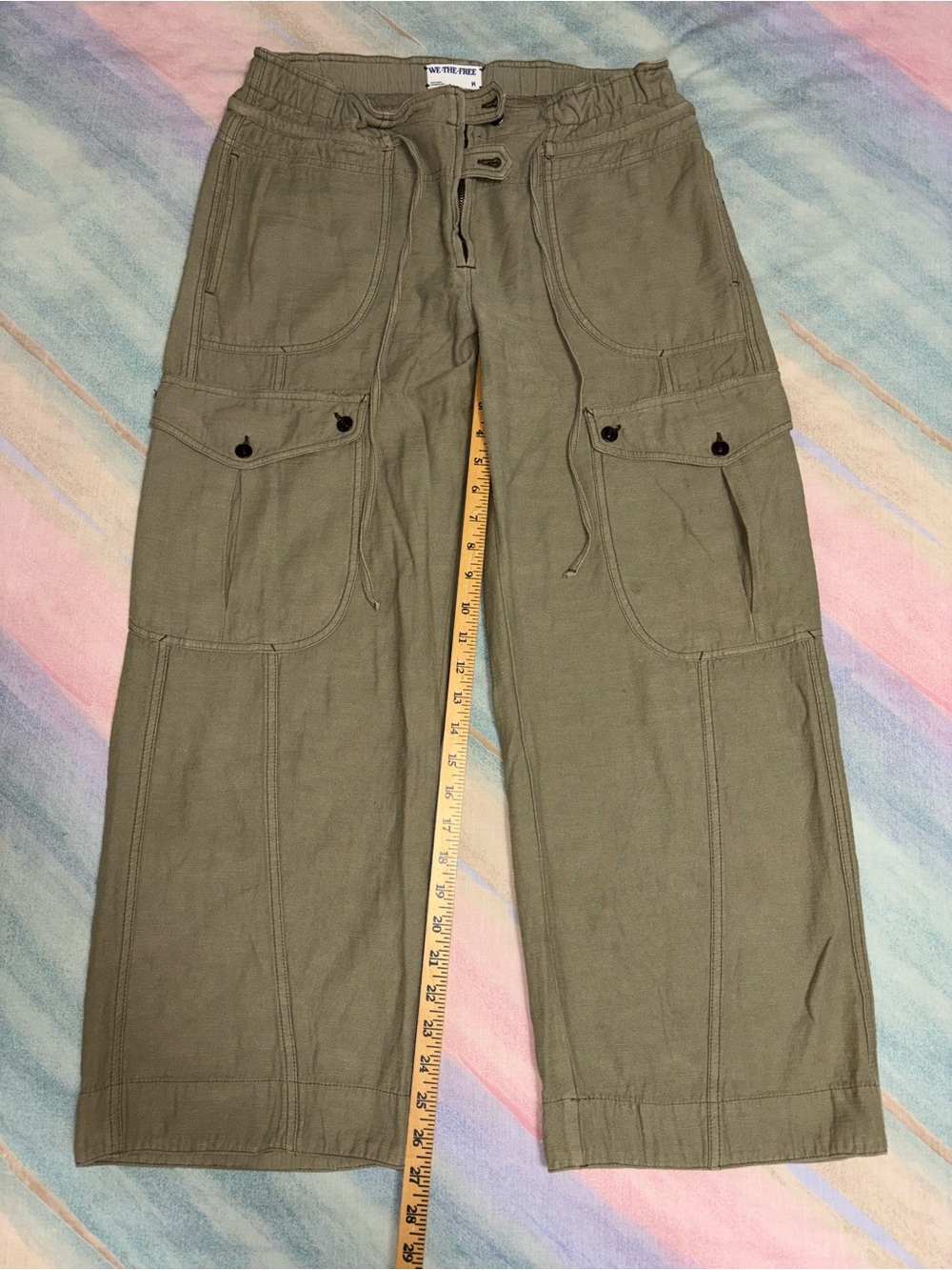 We The Free Park Ave Pull-On Cargo pants size M in color Adventurer - Picture 7 of 9